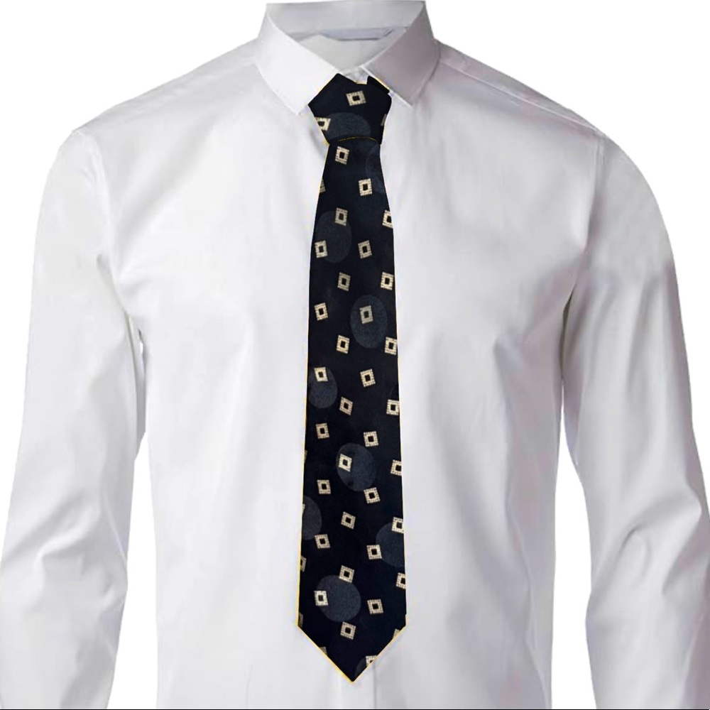 Fumagalli's Italian Silk Vintage Handmade in Spain Necktie